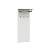 Cuier Loksa, 59x30x143.5 cm, Pal Melaminat, Pin Alb/ Stejar Gradson picture - 2