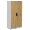 Dulap 2 Usi Cu Polite Malta SL 107, 80x43.6x153.6 cm, Pal Melaminat picture - 4