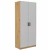 Dulap 2 Usi Cu Polite Malta SL 111, 80x43.6x190 cm, Pal Melaminat picture - 2