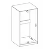 Dulap 2 Usi Malta SL 108, 80x43.6x153.6 cm, Pal Melaminat picture - 5