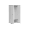 Dulap 2 Usi Neno, 81x54x179 h cm, Pal Melaminat, Alb Mat picture - 2