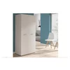 Dulap 2 Usi Neno, 81x54x179 h cm, Pal Melaminat, Alb Mat picture - 3