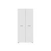 Dulap 2 Usi Neno, 81x54x179 h cm, Pal Melaminat, Alb Mat picture - 4