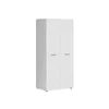 Dulap 2 Usi Neno, 81x54x179 h cm, Pal Melaminat, Alb Mat picture - 1