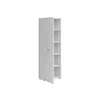 Dulap cu o usa Neno, 60x32x179 h cm, Pal Melaminat, Alb Mat picture - 4
