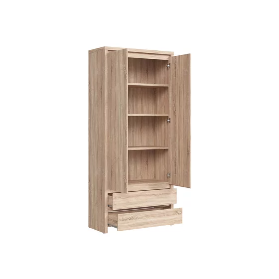 Dulap cu polite, Kaspian REG2D2S, 90x40.5x200.5 h cm, Pal Melaminat picture - 4