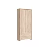 Dulap cu polite, Kaspian REG2D2S, 90x40.5x200.5 h cm, Pal Melaminat picture - 1