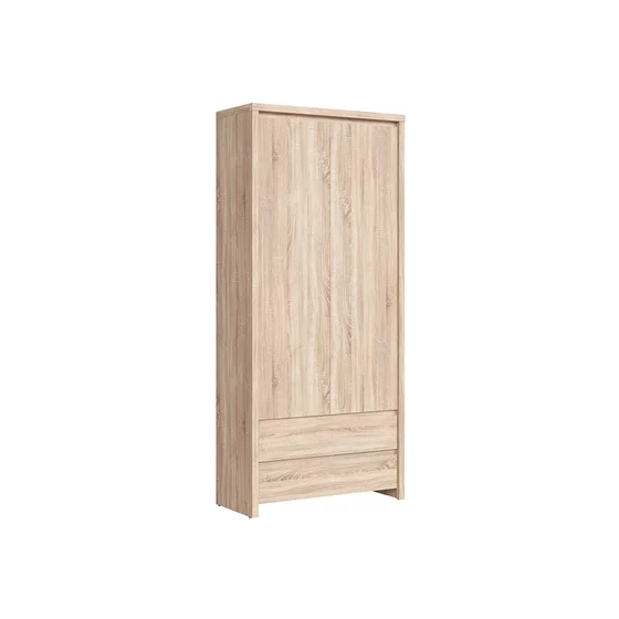 Dulap cu polite, Kaspian REG2D2S, 90x40.5x200.5 h cm, Pal Melaminat picture - 1