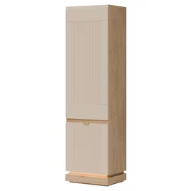 Dulap Cu Polite Milton ML07, 54.5x40.5x193.5 h cm, Pal Melaminat/MDF,  Stejar Cremona/Casmir