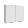 Dulap Cu Usi Culisante Loksa, 270x62.5x218.5 cm, Pal Melaminat, Pin Alb/ Stejar Gradson picture - 1