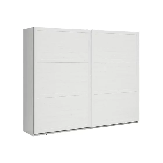Dulap Cu Usi Culisante Loksa, 270x62.5x218.5 cm, Pal Melaminat, Pin Alb/ Stejar Gradson picture - 1