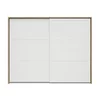 Dulap Cu Usi Culisante Loksa, 270x62.5x218.5 cm, Pal Melaminat, Pin Alb/ Stejar Gradson picture - 2