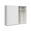 Dulap Cu Usi Culisante Loksa, 270x62.5x218.5 cm, Pal Melaminat, Pin Alb/ Stejar Gradson picture - 3