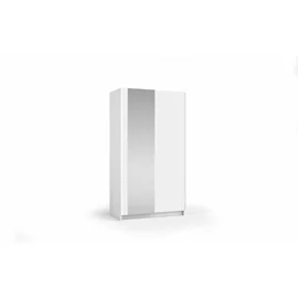 Dulap Cu Usi Culisante Sofia, 100x54.5x182 cm, Pal Melaminat/Alb