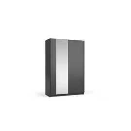 Dulap Cu Usi Culisante Sofia, 120x54.5x182 cm, Pal Melaminat/Negru