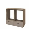 Dulap Dublu Pentru Masina De Spalat Rufe/Uscator, Rosa, 132x67x117, Pal Melaminat, Beige Congo picture - 2