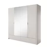 Dulap Lante 4 Usi + 2 Sertare,  213x54.6x208.4  cm, MDF, Beige picture - 4