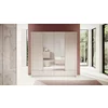 Dulap Lante 4 Usi + 2 Sertare,  213x54.6x208.4  cm, MDF, Beige picture - 2