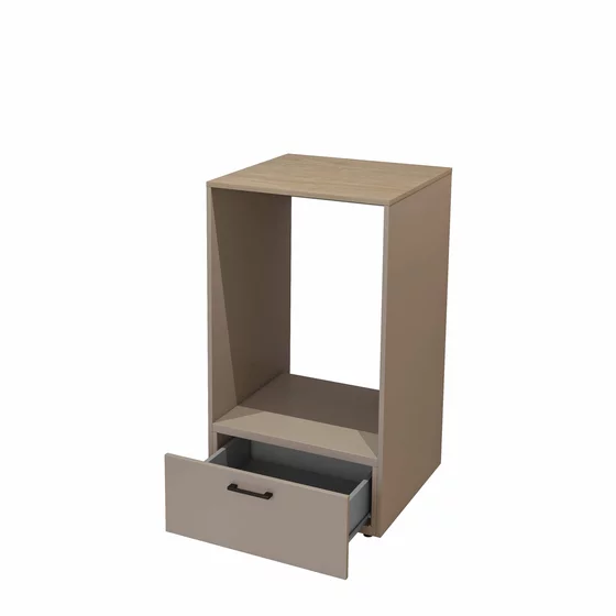 Dulap Pentru Masina De Spalat Rufe, Rosa, 67x67x117, Pal Melaminat, Beige Congo picture - 4