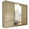 Dulap Usi Culisante Aston VI,  250x58x215 cm, Stejar Sonoma picture - 1