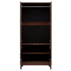 Dulap Vero 4 Usi VR09, 92x53.5x198 h cm, Pal Melaminat/MDF, Nuc Inchis picture - 4