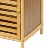 Etajera cu 2 rafturi si spatiu de depozitare, Tang 11270, 33x37x140 cm, Bambus picture - 4