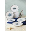Farfurie Set (6 bucati) Ivory-275KRM2321, Ceramica, Multicolor picture - 1