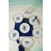 Farfurie Set (6 bucati) Ivory-275KRM2321, Ceramica, Multicolor picture - 3