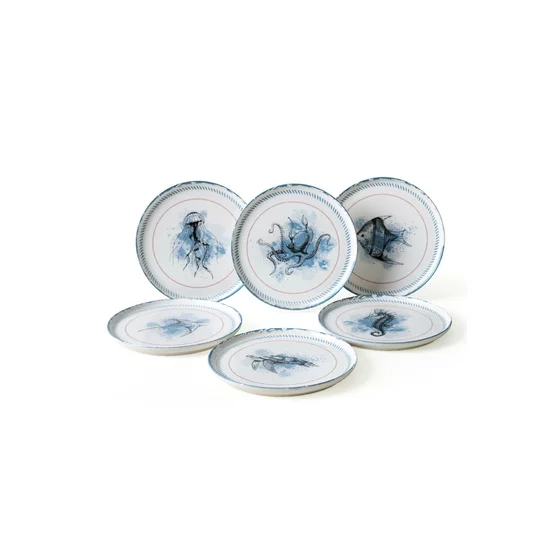 Farfurie Set (6 bucati) Ivory-275KRM2321, Ceramica, Multicolor picture - 7