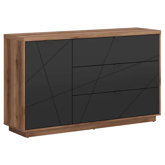 Forn Comoda Cu 3 Sertare si Usa, KOM1D3S - 156x42.5x93 h cm picture - 4