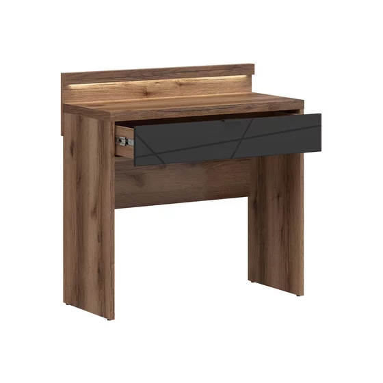 Forn Masuta de Toaleta cu Sertar si Banda Led - 90x40x91.5 h cm picture - 3