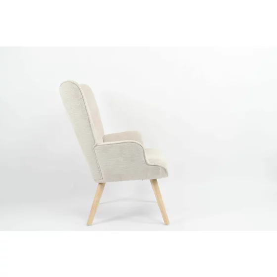 Fotoliu Angel, 69x75x96 cm, Stofa, Beige picture - 5