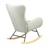 Fotoliu Balansoar Molma, 67x85x93 cm, Stofa Boucle, Beige picture - 3