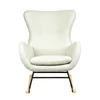 Fotoliu Balansoar Molma, 67x85x93 cm, Stofa Boucle, Beige picture - 2