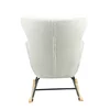 Fotoliu Balansoar Molma, 67x85x93 cm, Stofa Boucle, Beige picture - 5