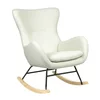 Fotoliu Balansoar Molma, 67x85x93 cm, Stofa Boucle, Beige picture - 1
