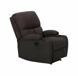 Fotoliu cu Recliner ASTHA 1R, 79x94x102 cm, Stofa, Maro