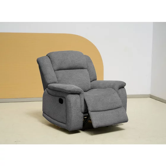 Fotoliu cu Recliner Carole, 106x101x101 cm, Stofa, Gri picture - 6