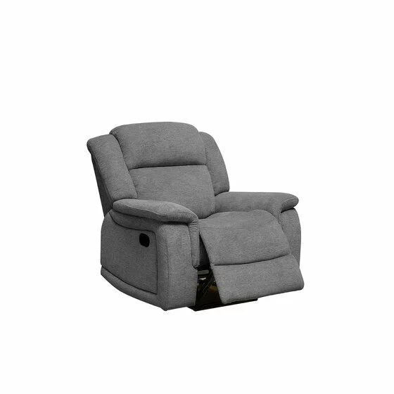 Fotoliu cu Recliner Carole, 106x101x101 cm, Stofa, Gri picture - 2
