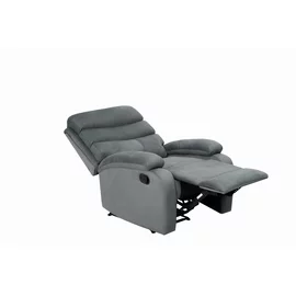 Fotoliu cu Recliner Denton, 78x94x103 cm,  Stofa, Gri