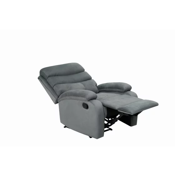Fotoliu cu Recliner Denton, 78x94x103 cm,  Stofa, Gri picture - 2