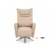 Fotoliu cu Recliner Electric Notos, 72x83-160x116 cm, Piele Sintetica, Beige picture - 5