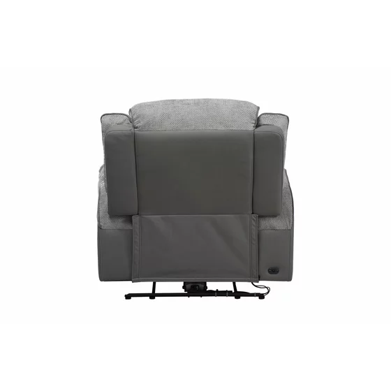 Fotoliu Cu Recliner Electric Orso 1R, 106x96x104 cm, Stofa/Microfibra - Gri picture - 3