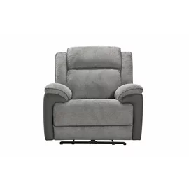 Fotoliu Cu Recliner Electric Orso 1R, 106x96x104 cm, Stofa/Microfibra - Gri