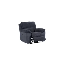 Fotoliu Cu Recliner Electric Rodos 9213, 108x99x99 cm, Stofa, Gri-Bleumarin