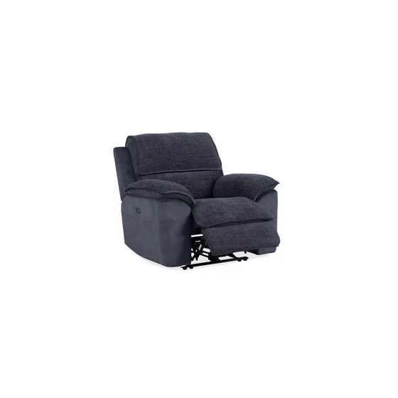 Fotoliu Cu Recliner Electric Rodos 9213, 108x99x99 cm, Stofa, Gri-Bleumarin picture - 2