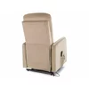 Fotoliu cu Recliner Electric Selle 152, 68x89-144x110 cm, Catifea Beige picture - 3