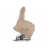 Fotoliu cu Recliner Electric Selle 152, 68x89-144x110 cm, Catifea Beige picture - 4
