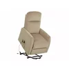 Fotoliu cu Recliner Electric Selle 152, 68x89-144x110 cm, Catifea Beige picture - 5