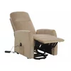 Fotoliu cu Recliner Electric Selle 152, 68x89-144x110 cm, Catifea Beige picture - 2